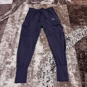 Edge Lifestyle Jogger Mens Medium Gray Stretch Performance Tech Taper Cargo